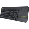 Ασύρματο πληκτρολόγιο και ποντίκι Logitech K400 Plus (920-007145) Αγγλικά πλήκτρα